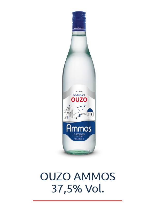 OUZO ΑΜΜΟΣ 37,5% Vol English